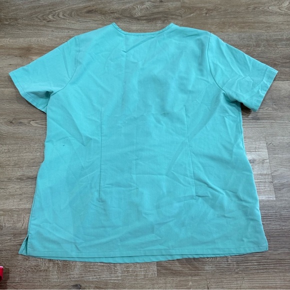 Figs Casma Three Pocket Scrub Top Jade XXL - Picture 2 of 3